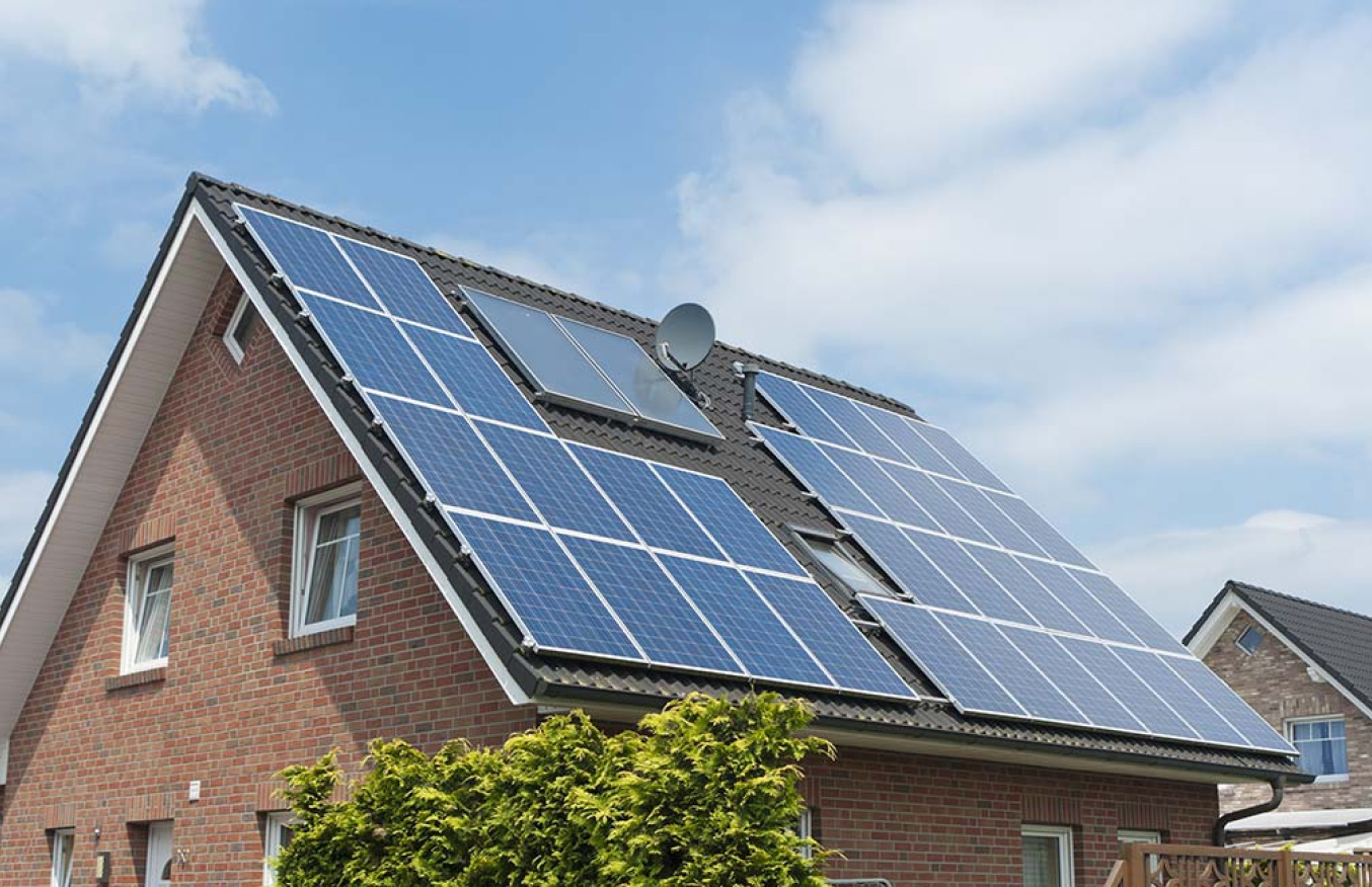 Installation de panneaux solaires